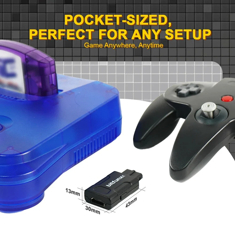 Adaptateur HDMI Bitfunx Mini – Pour GameCube, Nintendo 64, Super Nintendo et Super Famicom - Image 6