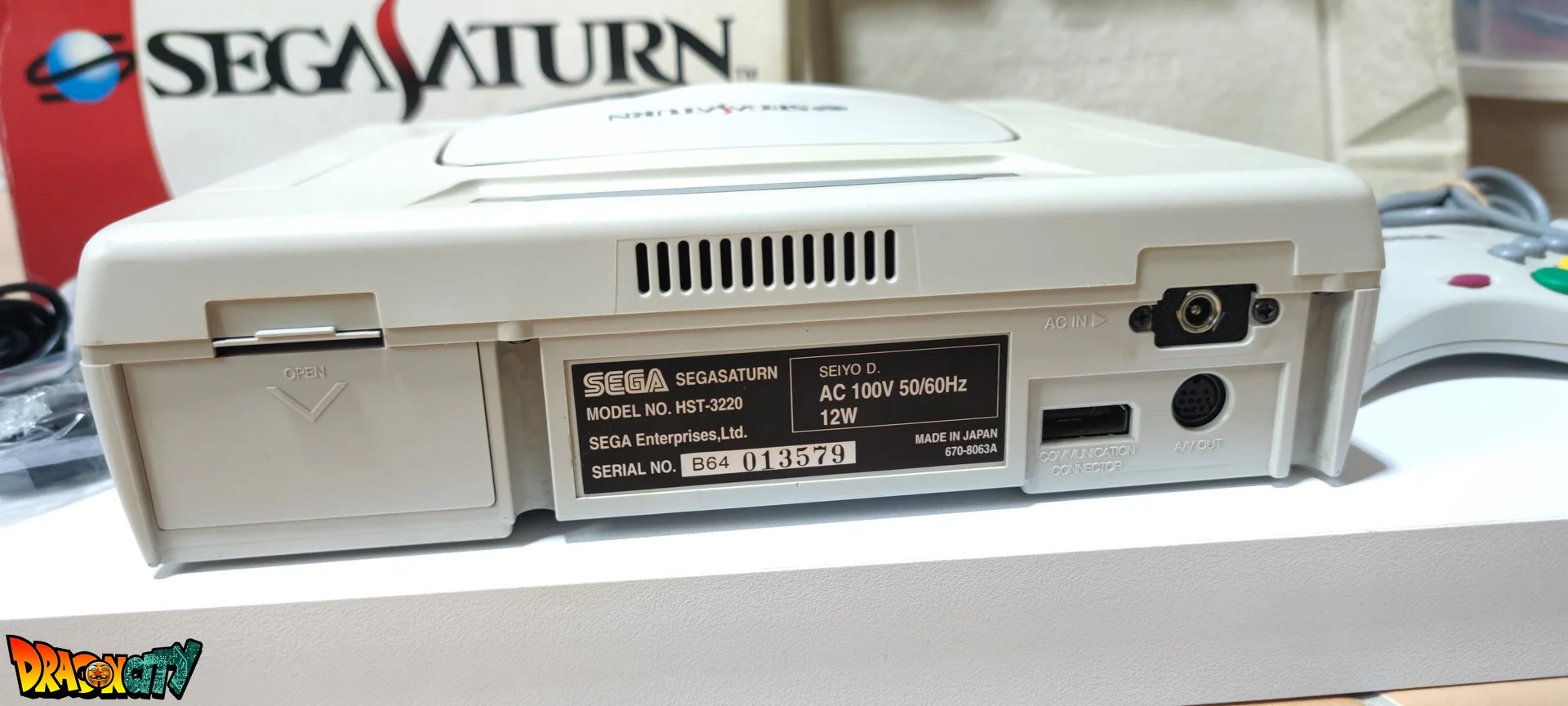 Saturn JAP Blanche 60Hz + Boßte + Bios Freezone + Alimentation SAT-Psu + Mémoire FRAM + Cùble RGB - Image 3