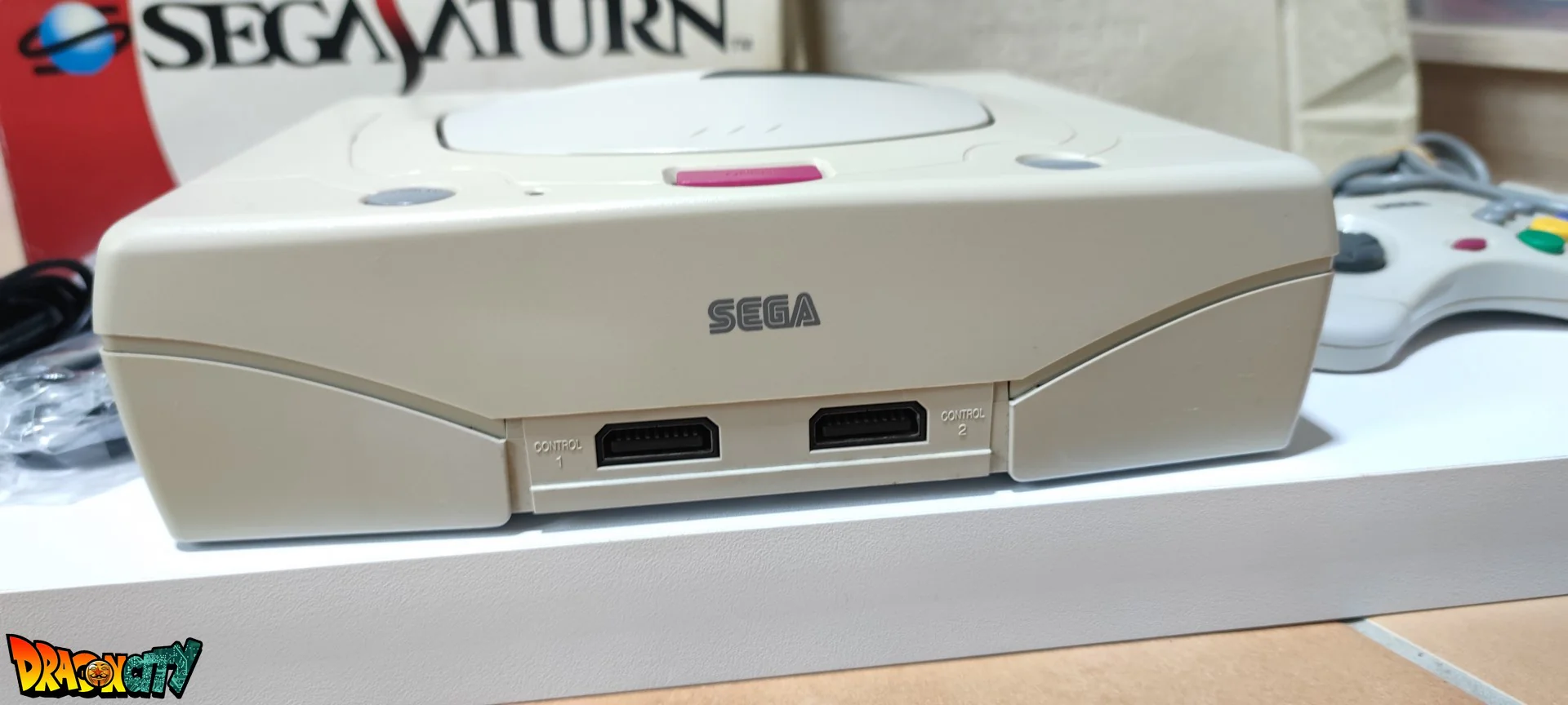 Saturn JAP Blanche 60Hz + Boßte + Bios Freezone + Alimentation SAT-Psu + Mémoire FRAM + Cùble RGB - Image 4