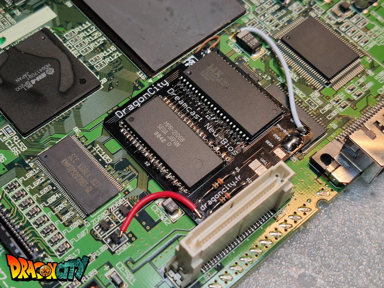 Dreamcast - Carte mère Dreamcast VA0/VA1/VA2.1 + NTSC 60Hz + Patch 50Hz/60Hz Auto + Bios Dreamboot/Freezone - Image 4