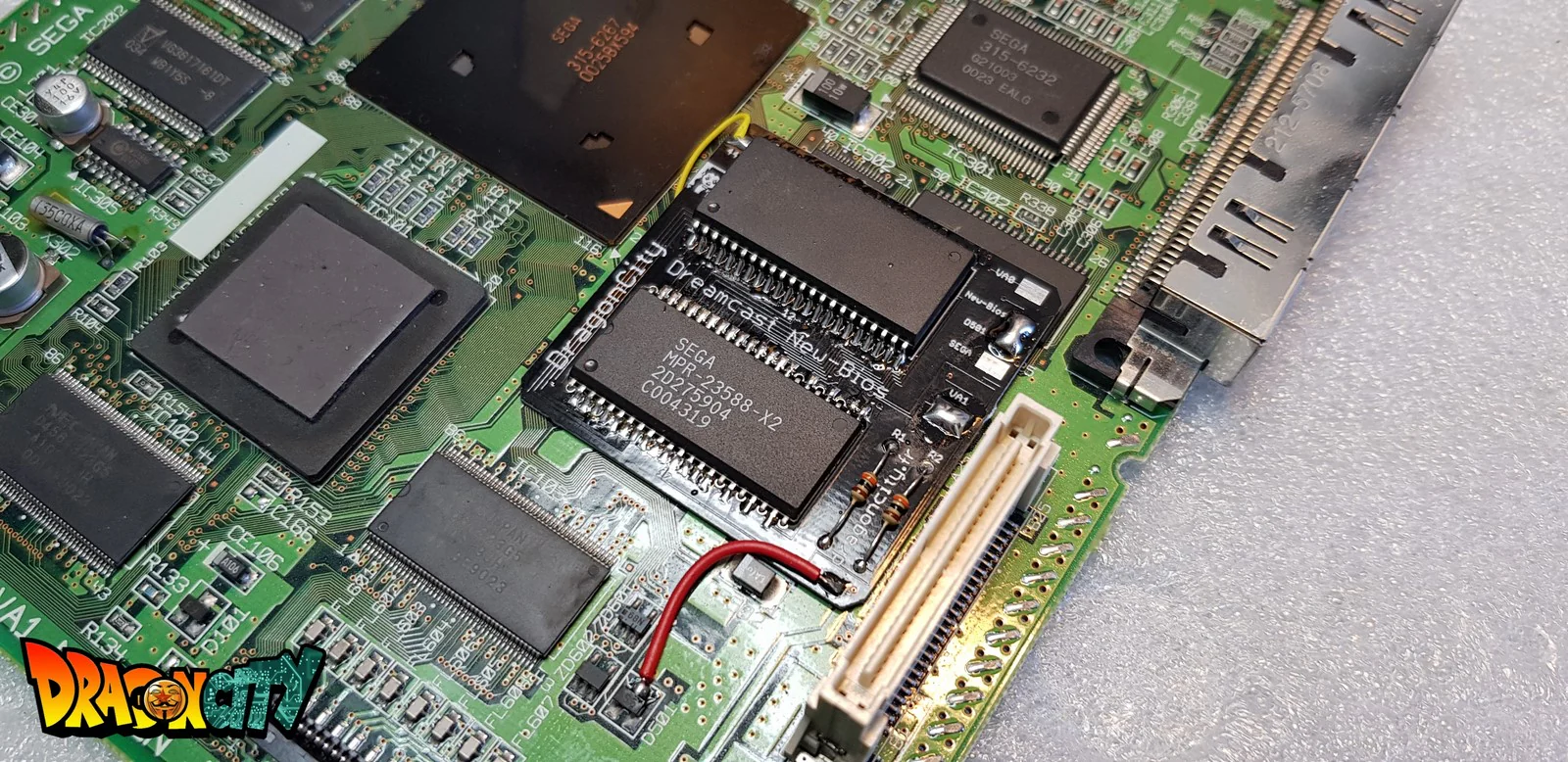 Dreamcast - Carte mère Dreamcast VA0/VA1/VA2.1 + NTSC 60Hz + Patch 50Hz/60Hz Auto + Bios Dreamboot/Freezone - Image 5