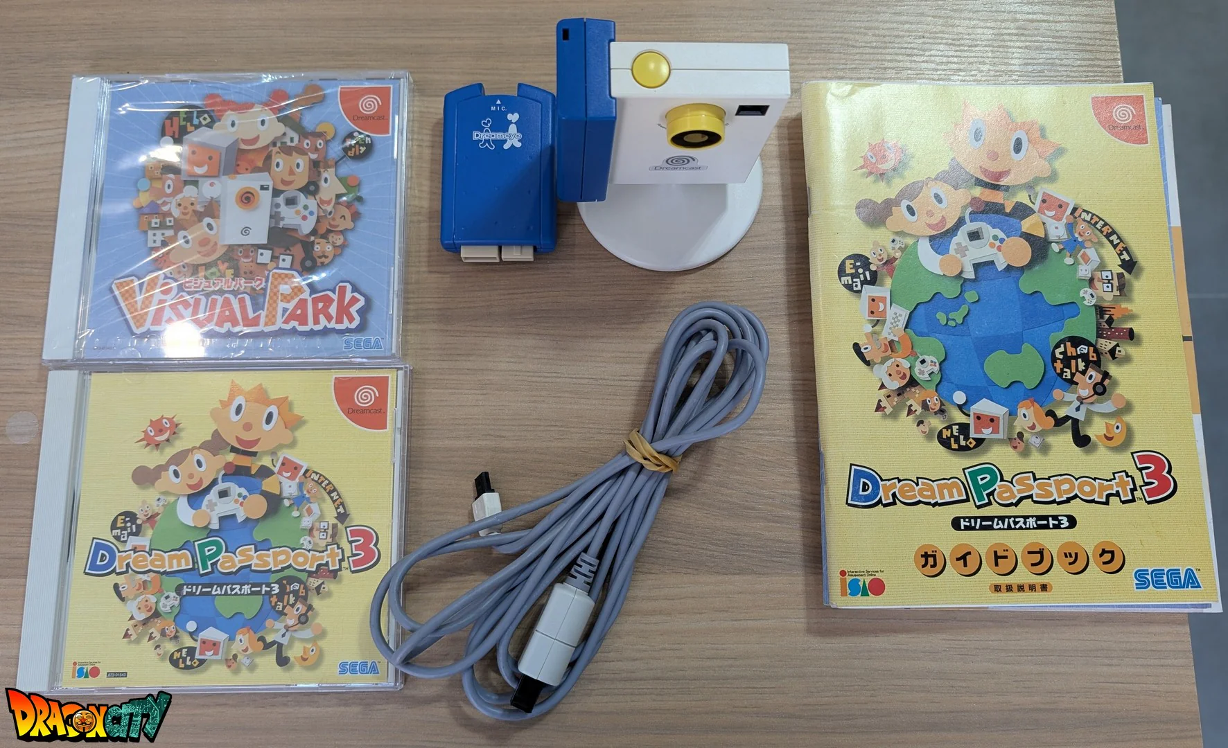 Dreamcast - DreamEye HKT-9402 + Dream Passport 3 + Dream Passport 2 + Visual Park - Image 2