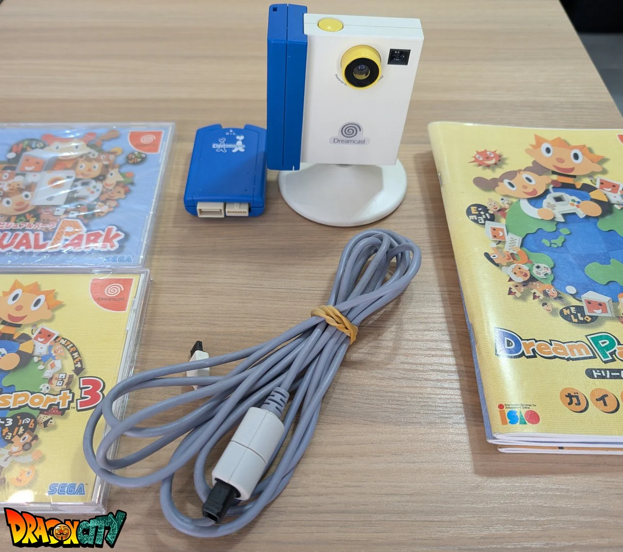 Dreamcast - DreamEye HKT-9402 + Dream Passport 3 + Dream Passport 2 + Visual Park - Image 3