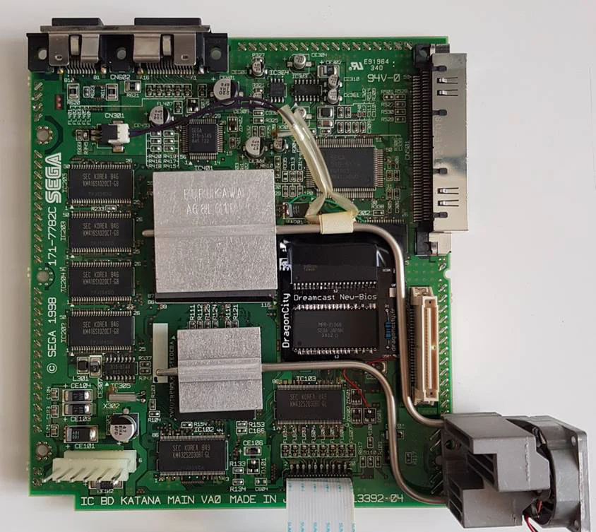 Dreamcast - Refroidissement + Ventilateur "Carte Mère VA0" OFFICIEL - Image 3
