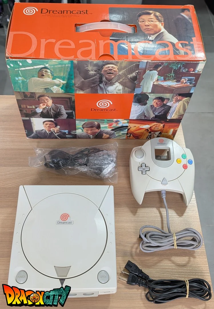 Dreamcast VA0 60Hz + Boßte + Bios Freezone + Patch 50Hz/60Hz Auto + Alimentation 220V + 1 Manette + Cùble Vidéo RGB + Cùble Alimentation + Serial Matching + Condensateurs GDROM changés (neuf)