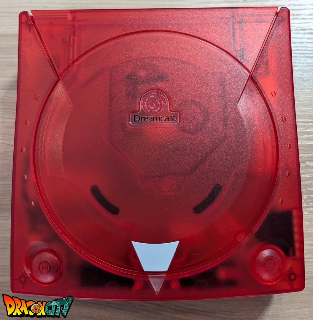 Dreamcast VA1 Freezone 60Hz + Coque Rouge Translucide (Neuve) + Alimentation Dc-Psu + GDEmu 5.20.5 + Kit 3D GDEmu Rouge Translucide + Pile Neuve + Polyfuse + Ventilateur Silencieux + Patch 50Hz/60Hz Auto - Image 3