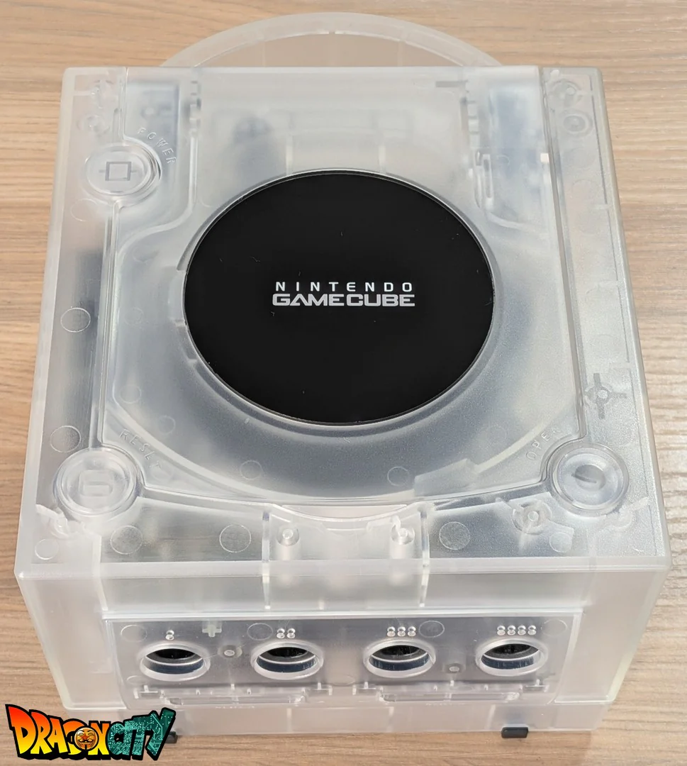 GameCube JAP 60Hz + Coque Translucide Blanche (Neuve) + Picoboot + Cache lecteur 3D + SD2SP2 PRO V2