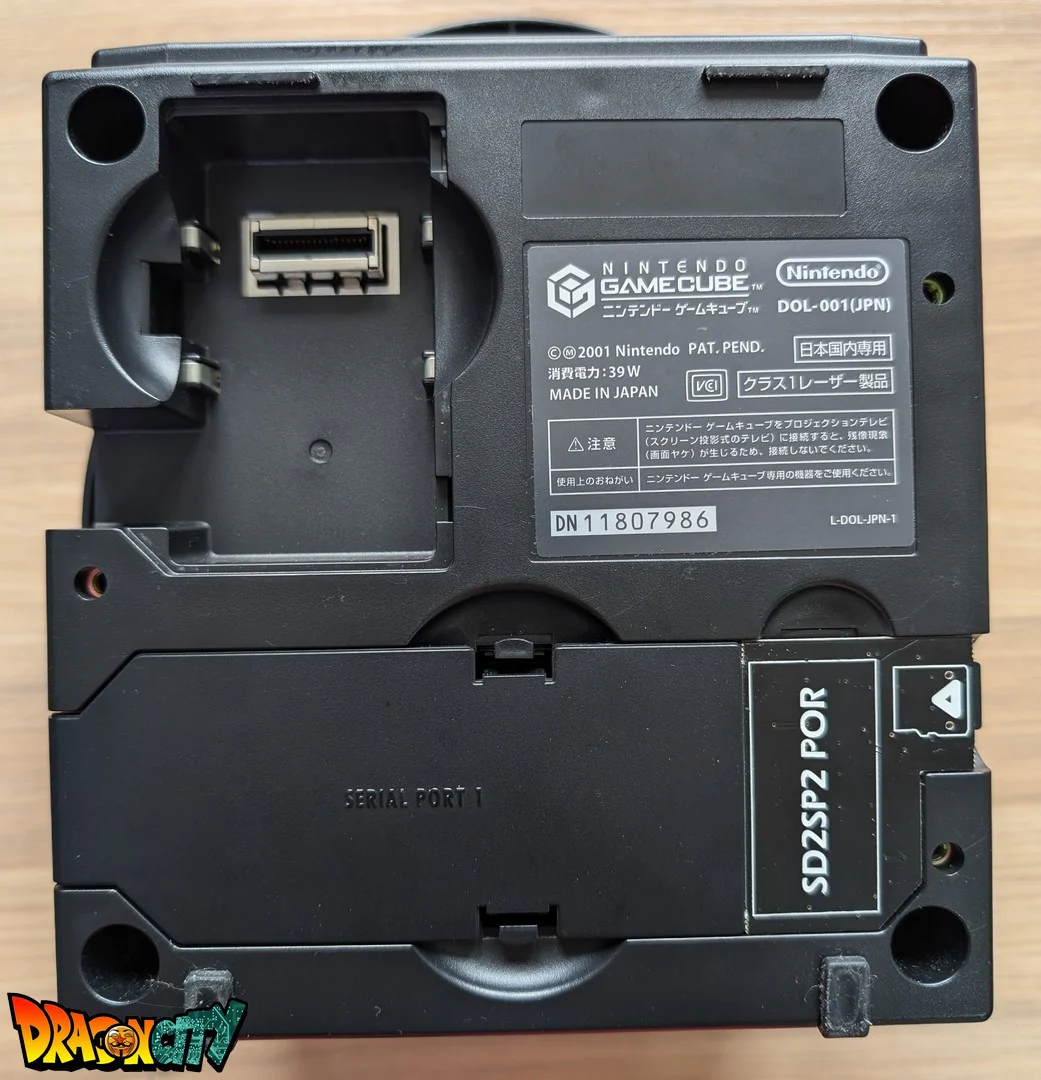 GameCube Noir JAP 60Hz Freezone + Boîte + 1 Manette + Alimentation 110V + Câble Vidéo + Puce Xeno-GC + Picoboot + Sandisk Swiss 64Go + SD2SP2 POR TF - Image 8