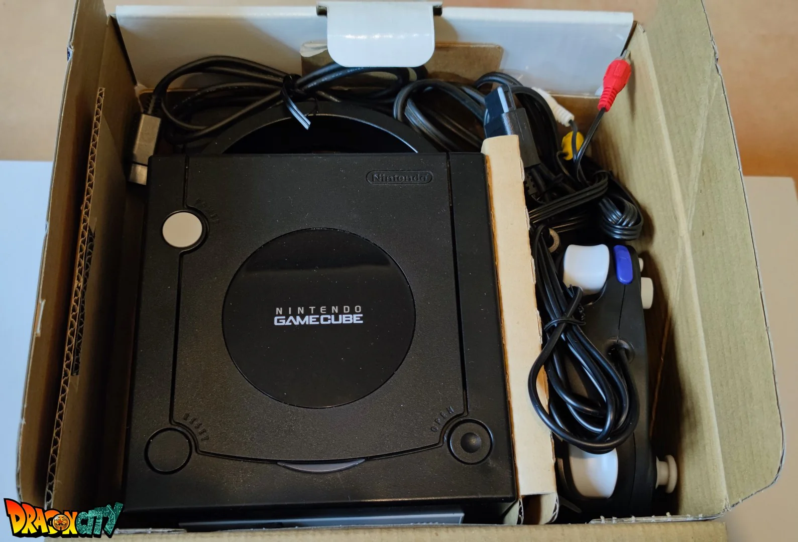 GameCube Noir JAP 60Hz Freezone + Boîte + 1 Manette Filaire "Neuve" + Alimentation 110V + Câble Vidéo + DVD Swiss - Image 13