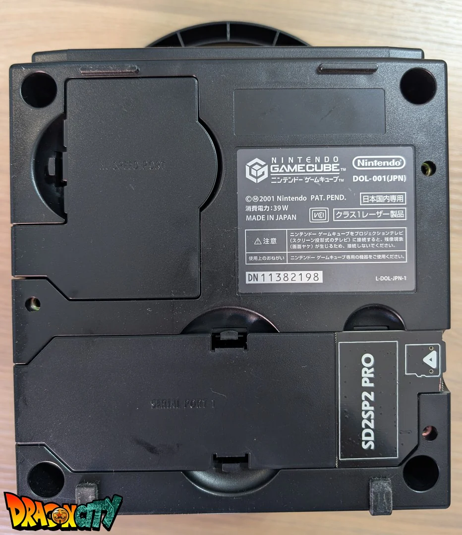 GameCube Noir JAP 60Hz Freezone + Boîte + Alimentation 110V + Puce Xeno-GC + Condensateurs changés (neuf) + Picoboot + Sandisk Swiss 256Go + SD2SP2 PRO V2 + BlueRetro - Manettes Sans-Fil - Image 8