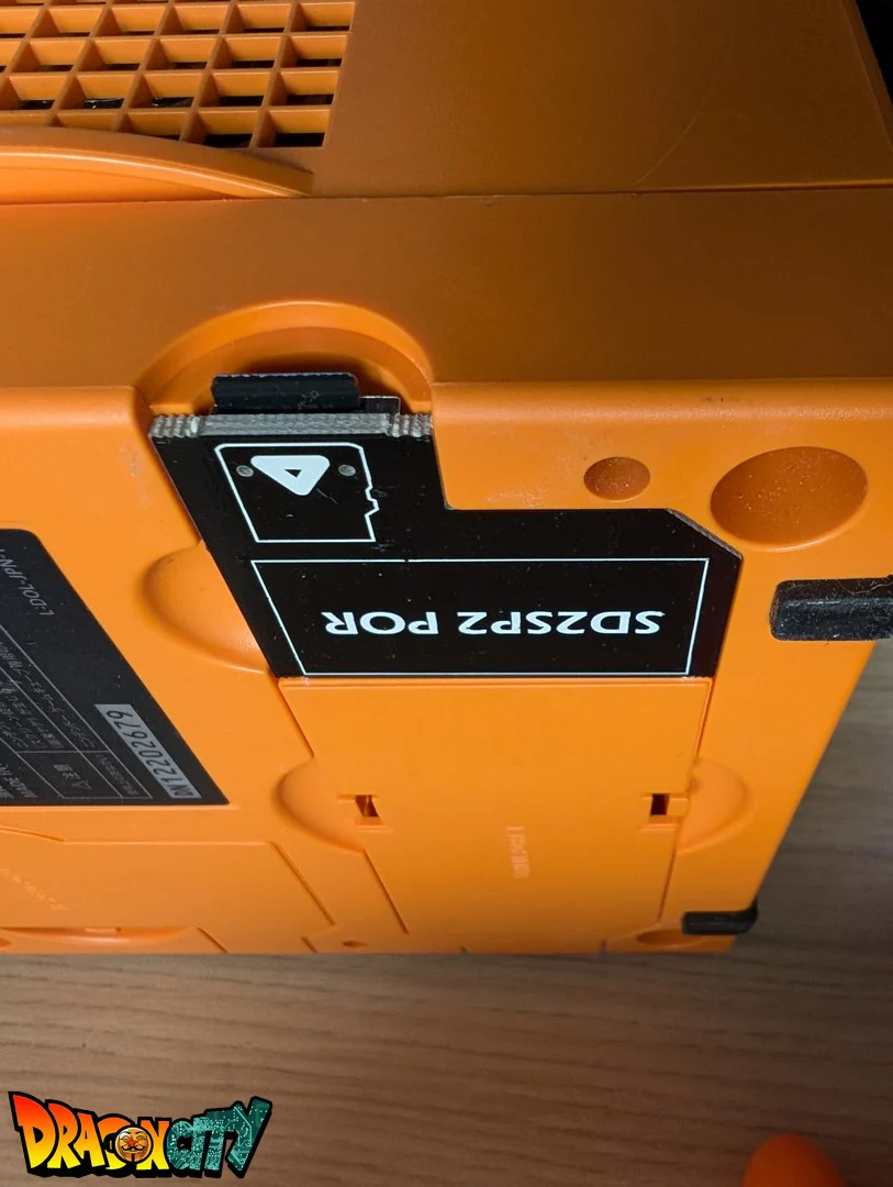 GameCube Orange JAP 60Hz Freezone + Boîte + 1 Manette Sans Fil + Alimentation 110V + Câble Vidéo + Puce Xeno-GC + Picoboot + Sandisk Swiss 64Go + SD2SP2 POR TF - Image 11