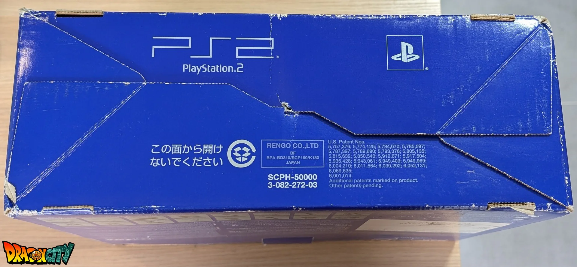PlayStation 2 FAT JAP 60Hz – SCPH-50000 + Boîte d'origine + Manette sans fil rouge translucide + Câble Vidéo + Câble d'alimentation - Image 12