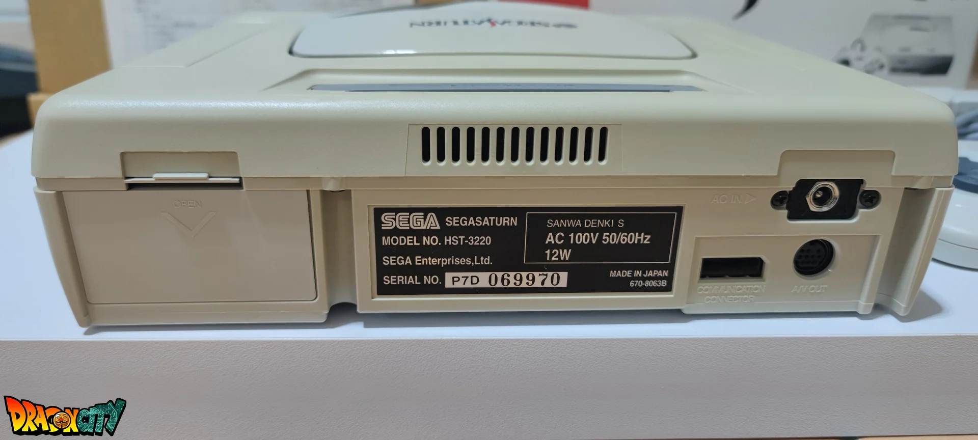 Saturn JAP Blanche 60Hz + Boîte + Bios Freezone + Alimentation SAT-Psu + Mémoire FRAM + Switchless 50/60Hz + Serial Matching - Image 4