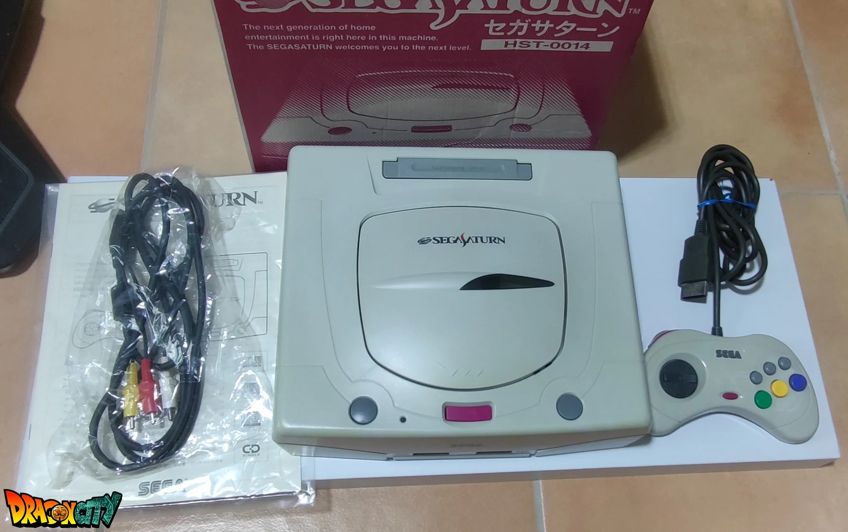 Saturn JAP Blanche 60Hz + Boîte + Bios Freezone + Alimentation SAT-Psu + Mémoire FRAM + Serial Matching - Image 2