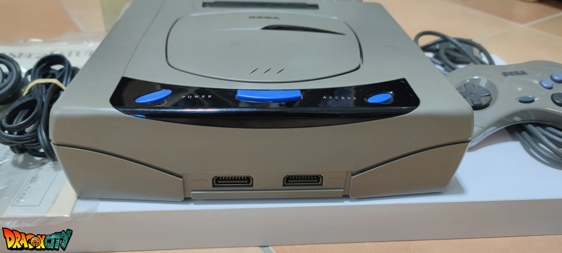 Saturn JAP Grise 60Hz + Boîte + Bios Freezone + Alimentation SAT-Psu + Mémoire FRAM + Serial Matching - Image 4
