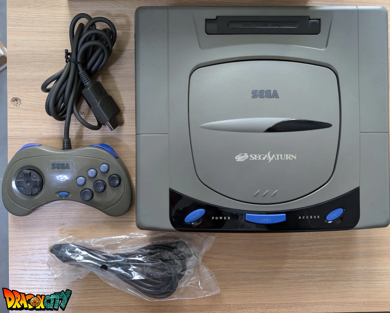 Saturn JAP Grise 60Hz + Boîte + Bios Freezone + Alimentation SAT-Psu + Mémoire FRAM + Câble RGB + Serial Matching - Image 2